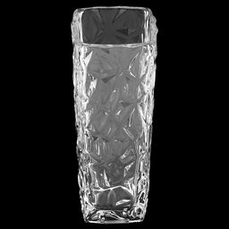 Ваза стеклянная для цветов "Сезон" 300мл, 6х6х15,6см, основание 4,8х4,8см, мозаика, в коробке, "Делисога (Delisoga)" (Китай)