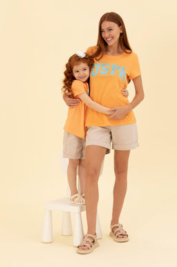 U. S. Polo Assn Бежевые тканые шорты для девочек