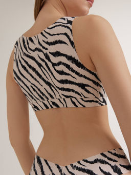 CONTE Бесшовное бюстье из хлопка INVISIBLE LBE 1434 latte-zebra - Conte elegant фото 3