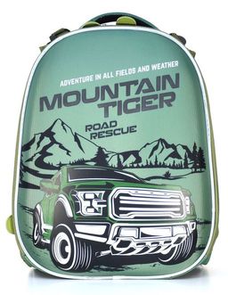 Рюкзак Schoolformat Mountain tiger, модель ERGONOMIC+, жесткий каркас, двухсекционный, 38х...