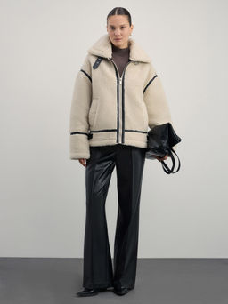 Дублёнка из искусственного меха / Zarina  фото 2