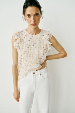 JEANS Z1975 STRAIGHT TIRO ALTO / Blanco