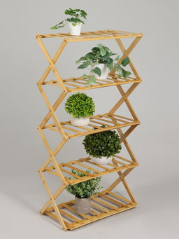 Стеллаж универсальный, 5 полок, 50×25×89 см, напольный, открытый, Greengo
