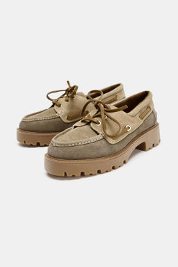 PLATFORM DECK LOAFERS - Zara фото 12