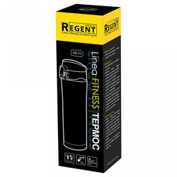 Термос из нержавеющей стали с узкой горловиной Fitness 0,45л, 7,5х6,5х23,5см, крышка из полипропилена, вакуумный, цветная коробка, Regent (Китай) - Домашняя мода фото 6