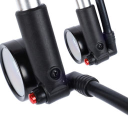 Велонасос для MTB вилок COMIRON PLUG, алюминиевый цилиндр, пластиковая ручка, Presta-Schrader, 20,7 бар (300 Psi). /уп 30 - Галеонтрейд фото 20