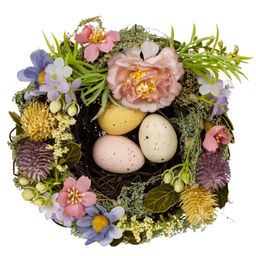 Изделие декоративное "Гнездо пасхальное", L17 W17 H8,5 см