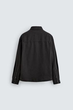 COLOURED DENIM SHIRT - Zara фото 8