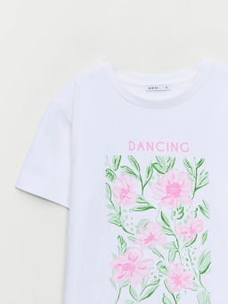 Футболка из хлопка с принтом ZR2605023425-2 / Zarina