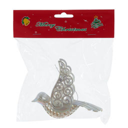 Украшение новогоднее "Птичка", L11,5 W4,5 H9,5 см