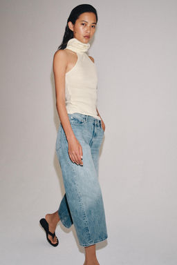 JEANS ZW COLLECTION BALLON TIRO MEDIO / Azul - Zara фото 6