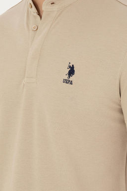 U. S. Polo Assn / Мужская футболка светло-хаки - U.s. polo assn фото 7