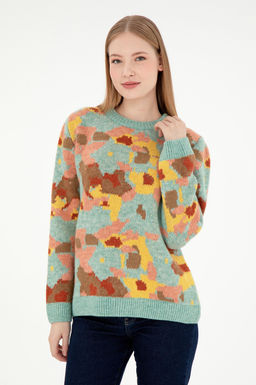 Женский свитер водно-зеленого цвета Неожиданная скидка в корзине - U.s. polo assn фото 3