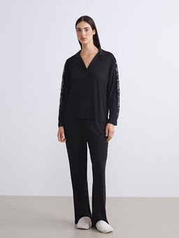 Beli Lastikli Kad?n Pijama Alt?