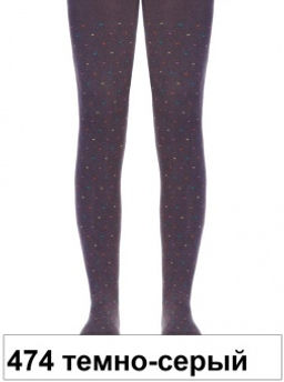 Колготки дет. TIP-TOP 4С-05СП, р.128-134 (16) - 474 темно-серый