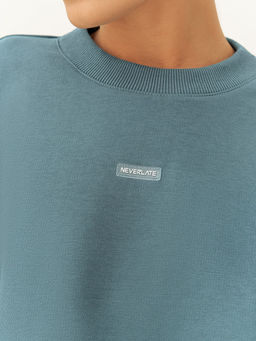 Укороченный свитшот объемного силуэта - NEVERLATE фото 4