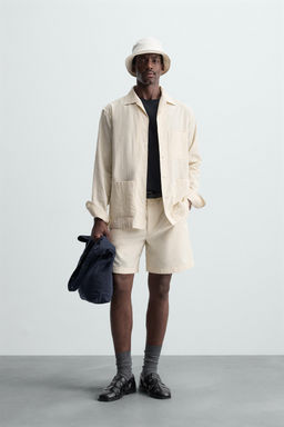 STRIPED OVERSHIRT - Zara фото 17