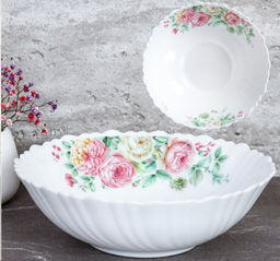 Тарелка глубокая суповая 480 мл 155 мм / TW-60XN (7056) /уп6 /72/ Кустовая роза