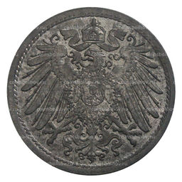 Монета 10 пфеннигов 1919 года Германия