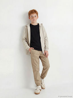 Beli Lastikli Erkek ?ocuk Jogger Pantolon