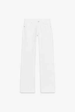 TRF WIDE-LEG LOW-RISE JEANS - Zara фото 12
