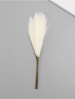 Цена за 5 шт. Искусственное растение для творчества «Ковыль», молочный, 29 см