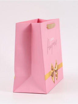 Цена за 2 шт. Пакет подарочный «С Днём рождения. Бант», 27×23×11.5 см