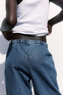 MAMA Pantalon denim sin cierre - H&m фото 3