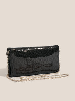 Клатч JUST CAVALLI PARTY CAPSULE PAILLETES Артикул 4450899, черный  фото 3