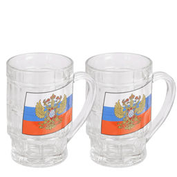 Набор кружек для пива 2 шт с деколью арт. 1143