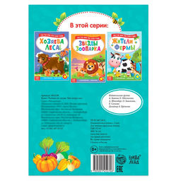 Книга с наклейками «Читаем по слогам. Что вокруг нас», 12 стр.