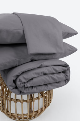 Простыня на резинке из поплина 180X200X30 Happy Fox Home  фото 3