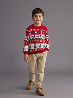 Kadife G?r?n?ml? Erkek ?ocuk Pantolon