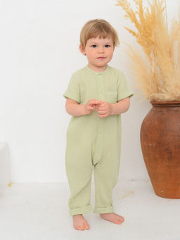 Песочник из муслина салатовый - Carrot фото 2