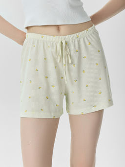 Шорты женские салатовые в полоску