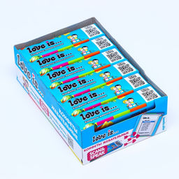 Цена за 24 шт. Жевательные конфеты LOVE IS Арбуз-тропик, 12*24*20г