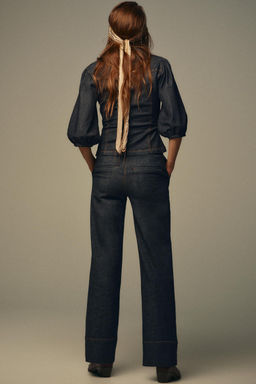 Z1975 BOOTCUT DENIM TROUSERS - Zara фото 5