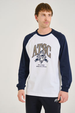 Лонгслив Белый