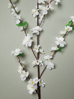 Цветок искусственный Сакура 118 см / WP-6 /уп 5/50/600/белая - ГалеонТрейд фото 8