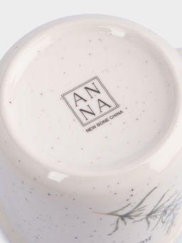 Кружка, 370 мл, фарфор N, белая, в крапинку, Розмарин, Herbarium new - Anna lafarg фото 6