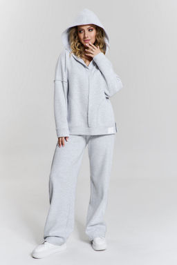 Брюки AVE RARA 4100-1 Светло-серый меланж