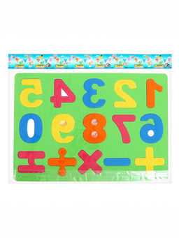 Коврик-пазл «Яркие цифры», цвета МИКС