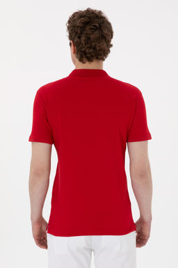 Erkek Slim Fit Polo Yaka K_rm_z_ Basic Ti__rt Sepette S_rpriz _ndirim - U.s. polo assn фото 5