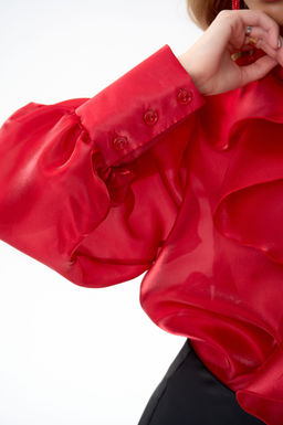 Рубашка Алиша (красный) - Эльза фото 17