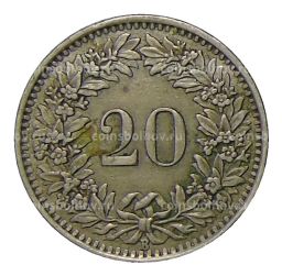 20 раппенов 1944 года Швейцария