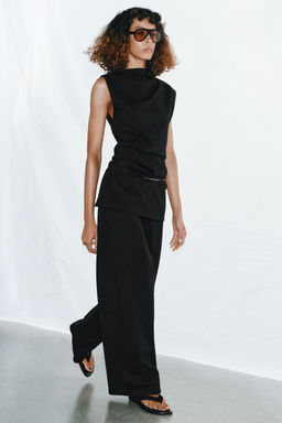PANTAL?N HEAVY COTTON FAJIN / Negro - Zara фото 3