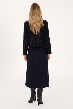 Kad_n Lacivert Dokuma Etek - U.s. polo assn фото 4