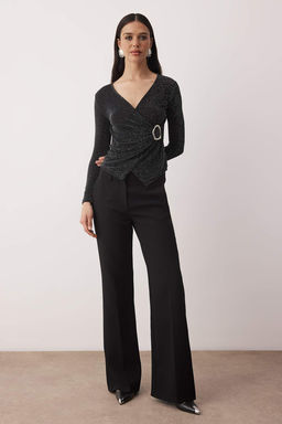 Gumus Simli Orme Gumus Aksesuarl? Bluz TPRAW26BZ00072 - Trendyolmilla фото 2