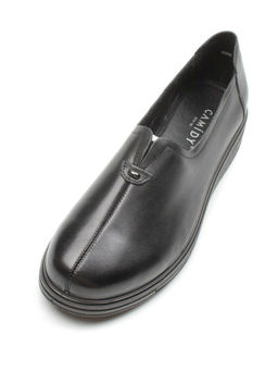 03-5068 BLACK Полуботинки женские (натуральная кожа)