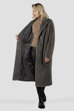 01-12077 Пальто женское демисезонное (пояс) - El podio фото 2